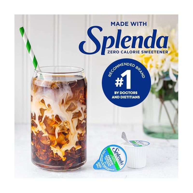 SPLENDA Single Serve Coffee Creamer Cups, Sugar Free French Vanilla,