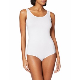 CALIDA Women's natural comfort shaping bodysuit, White, 48-50