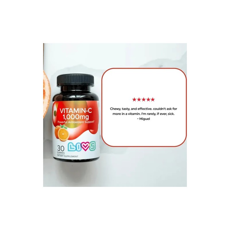Livs Gomitas De Vitamina C 1000 Mg Para Niños Y