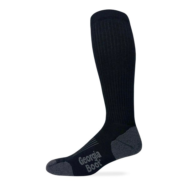 Georgia Boot Mens Merino Wool Gradual Compression Tall Boot Socks
