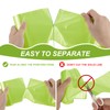 Magesh 105 Count 4 Gallon Small Trash Bags, Green, Transparent,