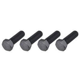 METALLIXITY Hex Bolts (M14-2x45mm) 4Pcs, 8.8 Grade Carbon Steel Fully Threaded Black Oxide, Coarse Thread UNC Hex Head Screw Bolt - for Furniture Repair