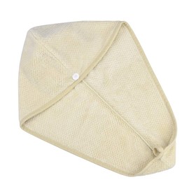 Towel Cap, Hair Cap, Hair Dry Towel, Pool Towel, Dry Cap, Shower Cap, Quick Drying, Hair Towel, Lightweight, Strong Water Absorbency, Bathtub (Khaki)
