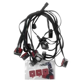 ASAHOM 16.4ft Extension Lights, Only Compatible S1050 RGBCW Permanent Outdoor Lights(Not Include Power Supply)-Black