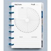 Habit Tracker Inserts for 9-Disc Planners (7 x 9.25 inches),