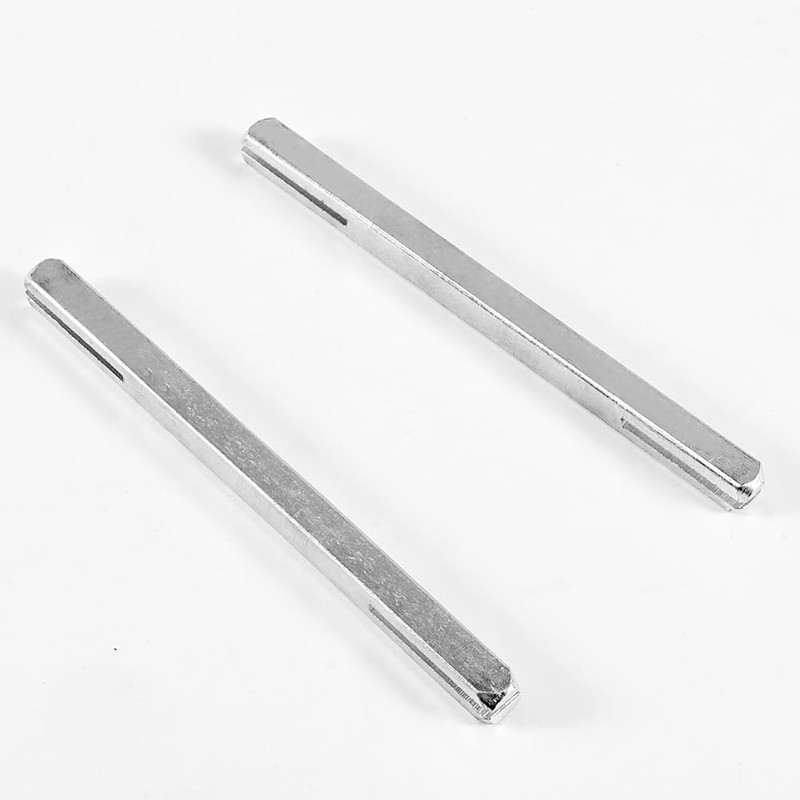 Silkwish 2 pieces square pin 8 mm x 120 mm