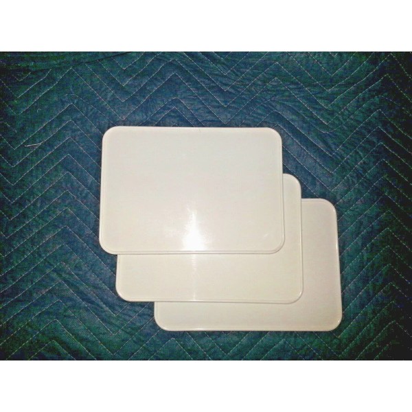 Maier 3 NOS 7 x 10 Vintage White Rectangle Number
