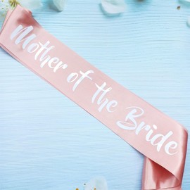 Magnusson's Garden Mother of The Bride Sash, Bachelorette Party Sashes, Bridal Shower Supplies, Wedding Accessories for Bride to Be's Mother