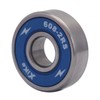 XiKe 8-Pack 608-2RS Skateboard Bearings, Blue, High-Speed 8x22x7mm, Durable Double