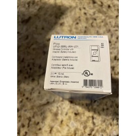 Lutron UPJ2-3BRL-WH-L01 Pico Wireless Controller w/Adapter And Battery.