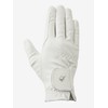 LeMieux Unisex Classic Riding Gloves in White - Synthetic Leather