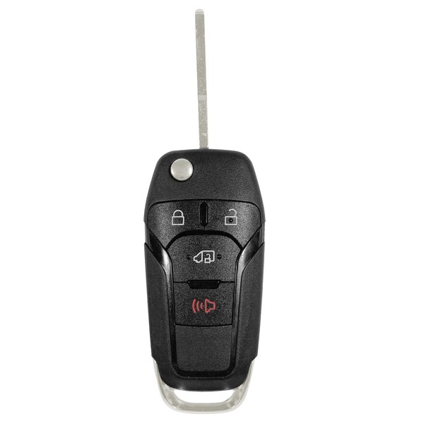 AutoKeyMax Compatible With Flip Car Key Fob For Ford Transit