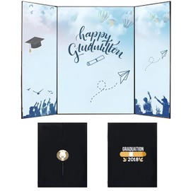 2 Pack Graduation Card Guest Book 2025 Graduation Party Decorations Graduation Signature Book for 2025 College High School Unique Graduation Gifts for Friends