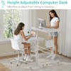 WINAZ Small Portable Treadmill Walking Pad Desk on Wheels, 32