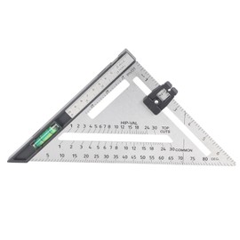 Carpenter Square Detachable Base 7in Metal Anti Corrosion Woodworking Rafter Square for Underline