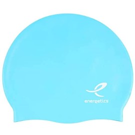 energetics Men's SIL Vol I Swimming Cap, Blue Aqua, One Size