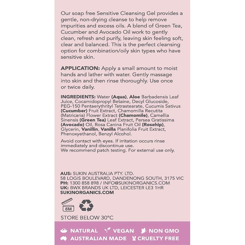 Sensitive Cleansing Gel