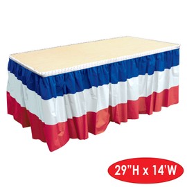 Beistle Patriotic Table Skirting