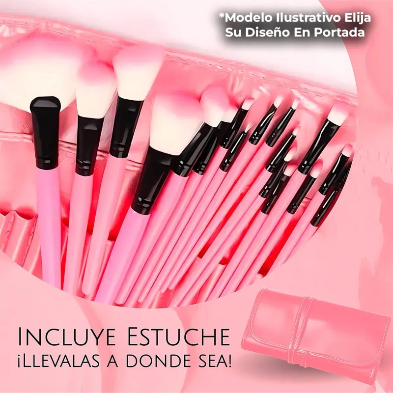 Brochas De Maquillaje Profesional Set Juego De Color Kit Ojo