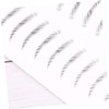 Baluue 2sheets Eyebrow Stickers for Women of Hair-like Simulation Eyebrows