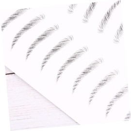 Baluue 2sheets Eyebrow Stickers for Women of Hair-like Simulation Eyebrows for Custom Styles and