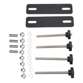 Heavy Duty Traction Board Mount Pin Kit - Metal Recovery Board Mount Pins for 4.72 to 6.69in Hole Spacing