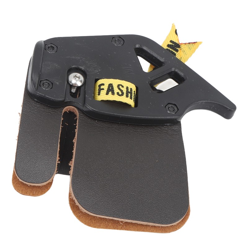 Double PU Leather Archery Finger Tab Archery Finger Guard Fingers