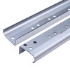 Zadery Heavy Duty 1 Pair Garage Door Vertical Track Kit