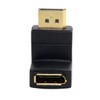 Cablecc Down Angled 90 Degree DisplayPort Male to Female Extension