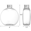 Elsjoy 24 Pack 10 Oz Plastic Bottles With Caps, Small