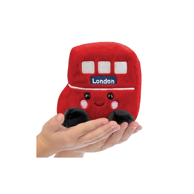 Aurora, 61567, Palm Pals Bertie Red Bus, 5I, Soft Toy,