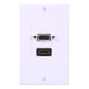 Yoidesu Panel de Pared Socket Enchufe de Pared Doble Puerto