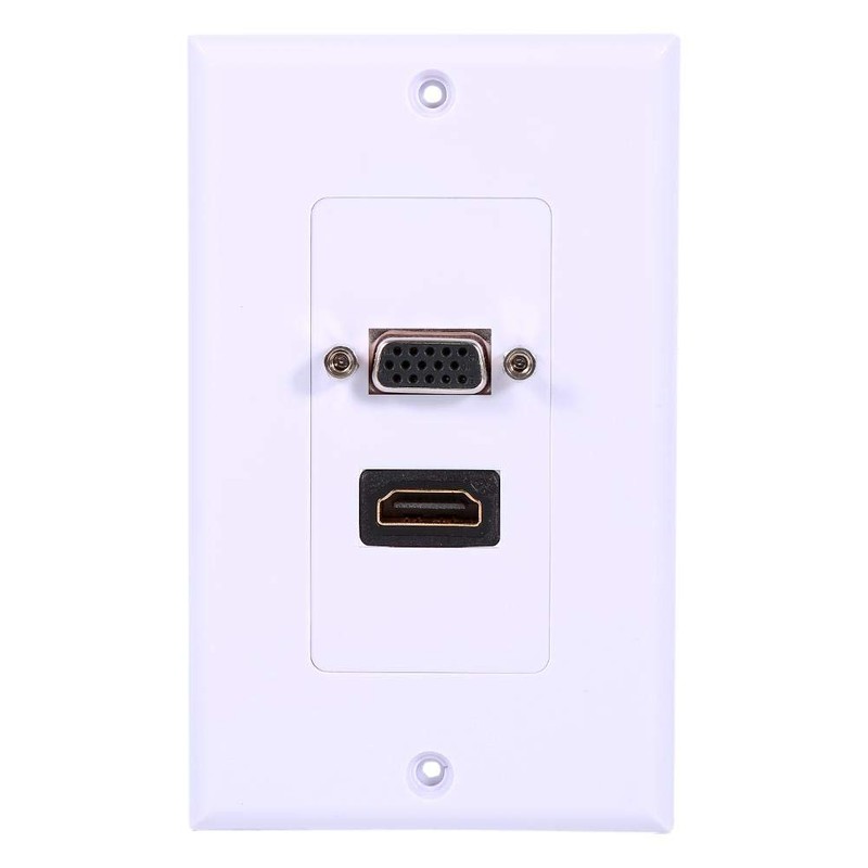 Yoidesu Panel de Pared Socket Enchufe de Pared Doble Puerto
