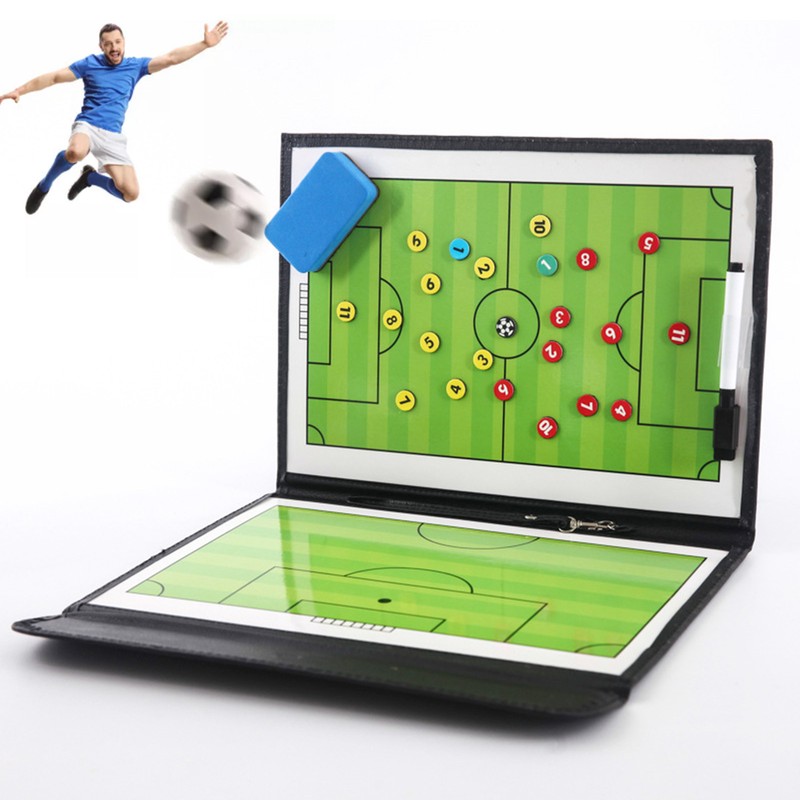 Coach's Soccer Strategy Boards Magnetic Dry Erase Football Coaching Board