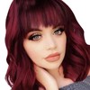 Peluca Roja, Pelucas Para Mujer, Pelucas Onduladas Cortas, Rizada Corta