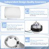 Izrielar Bathroom Fan 100 mm with Humidity Sensor and Backflow