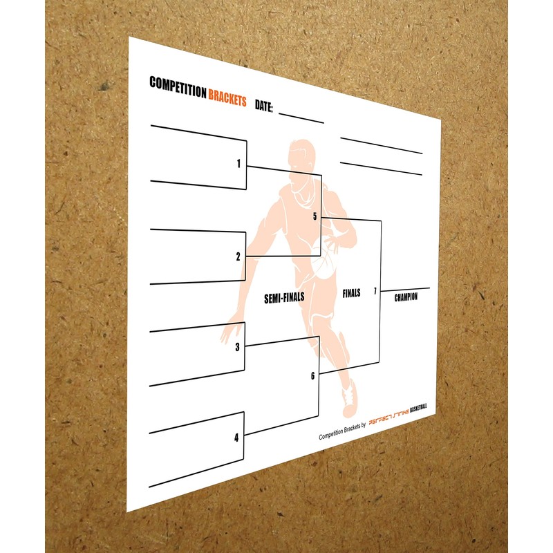 Perfect Strike Basketball Competition Brackets for Team tournaments or Skills