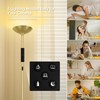 Stepless Dimmable Floor Lamp,30W 3000LM Super Bright LED Torchiere Floor