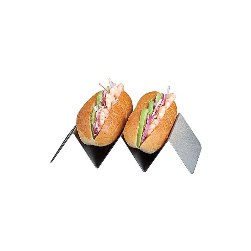 Sanpo Sangyo Taco Rack Silver 03111602 Taco Holder 5.7 x
