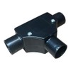 20mm PVC Inspection Tee - Black (Pack of 1)