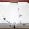 HITOMEN Bed Bridge, Twin to King Bed Converter Kit, Bed