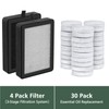 isinlive LV-H128 Air Purifier Replacement Filter Compatible with LEVOIT LV-H128/