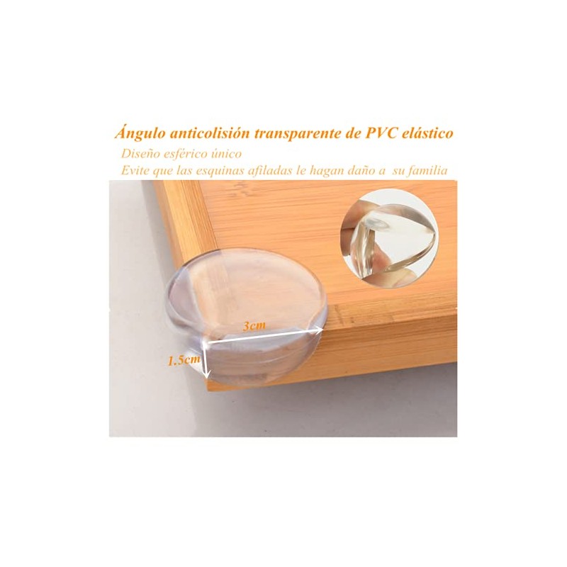 Lumbor37 Protectores Esquinas Protector Anticolisión de Rincón de Mesa Protector