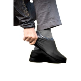veloToze Roam - Commuting Shoe Cover - Works with Any Shoes - for Cycling, Commute, Flat Pedals, ebike, Walking Black