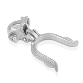 Wmebee Chain Link Fence Gate Fork Latch - Commercial Heavy Duty - Malleable - Galvanized Gate Latch with Hole for Padlock (1-7/8" x 2-7/8")