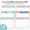 Aesthetic Calendar 2025-2026, 18-Month Wall Calendars, July 2025 to December