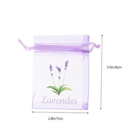 STOBAZA Elegant Aromatherapy Bags 20pcs Lavender Sachet Pouches for Herbs Spices Jewelry Storage
