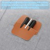 PATIKIL 2 Pack Leather Pocket Protector, MultiPurpose Pen Pocket Protector
