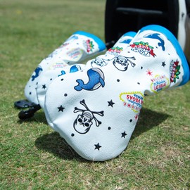 Golf Headcovers Golf Driver Fairway Hybrid Head Cover Goat Hill Park Premium Leather Waterproof Driver Fairway(FW) Wood Hybrid(UT) with Number Tags (for Hybrid(1pcs))