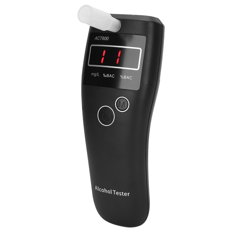 Mini Breathalyzer Wine Tester Drunk Driving Analyzer LCD with 10pcs
